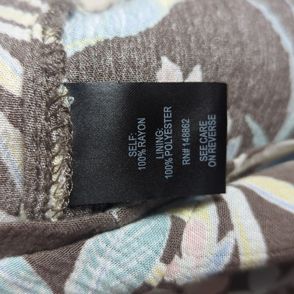 Maxi Gauze Walk-Through Boho Dress Romper Tropical Women's Size 1X - Picture 11 of 14